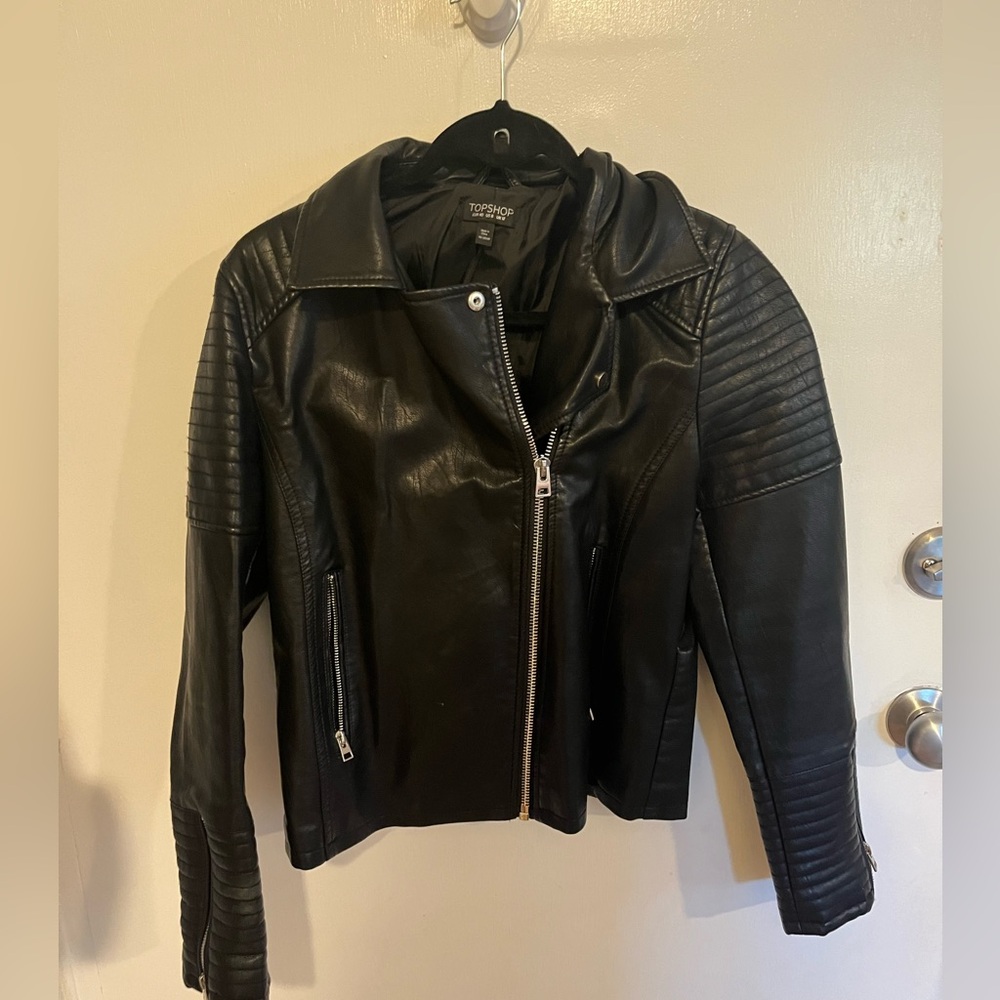 Top shop leather jacket